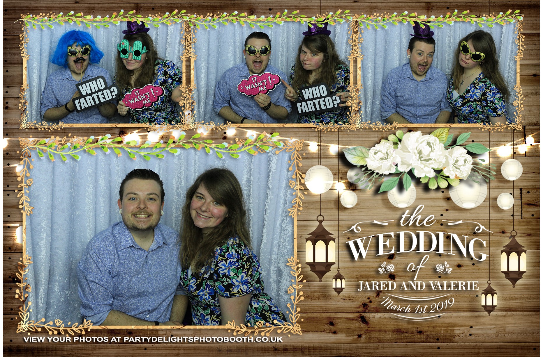 Jared and Valerie’s Wedding - Prints | View more photos from the event at gallery.partydelightsphotobooth.co.uk/u/PartyDelightsPhotoBooth/Jared-and-Valerie’s-Wedding-Prints
